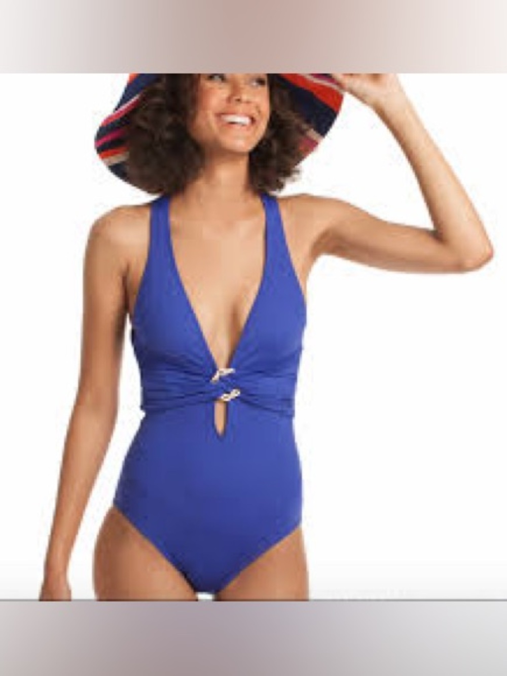 Trina Turk Cobalt Blue Stretch Fabric Piece